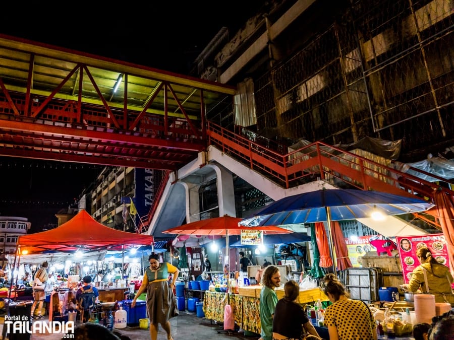 Explorando el Mercado Warorot de noche en Chiang Mai